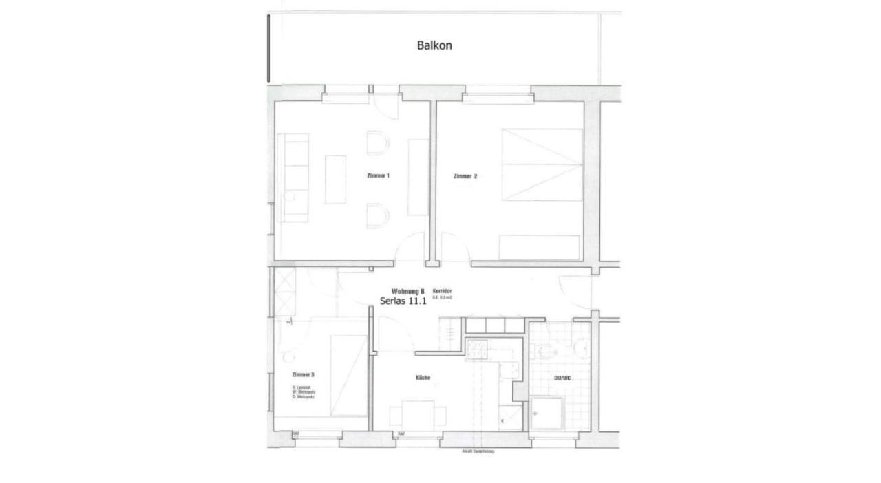 סנט מוריץ 70M2 Mit Seeblick, Balkon, Serlas, Parkplatz - S11,1 מראה חיצוני תמונה